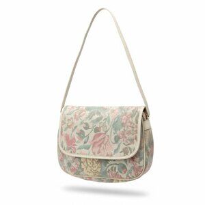 Floral Tapestry Crossbody Bag | Vintage Cottagecore Purse